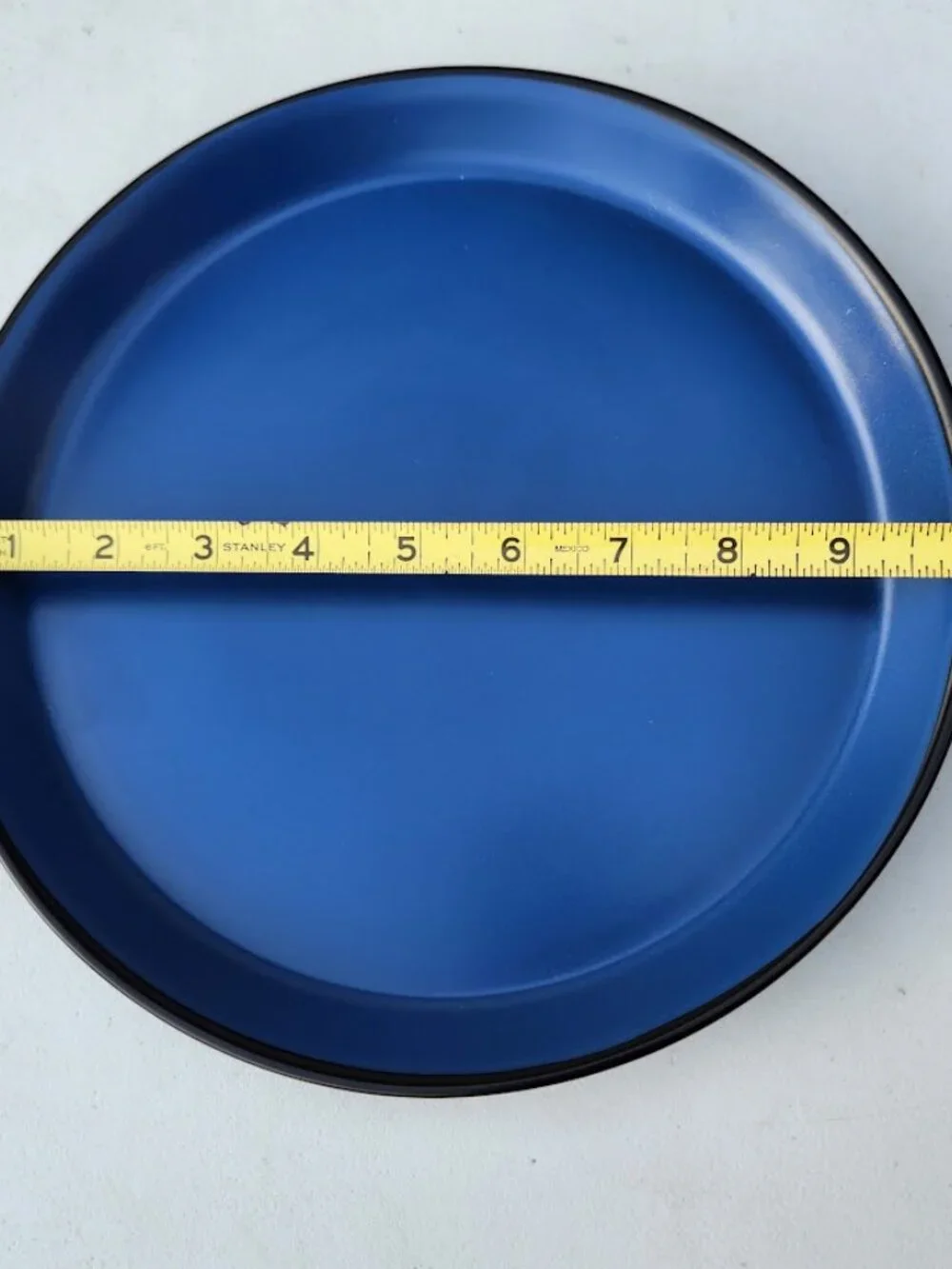 NEW Stone Lain Albie Round Dinner Plate Dinnerware Blue Black Replacement Plates